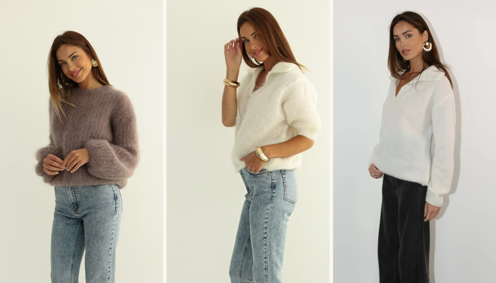 Moheros, vilnos ir alpakos megztiniai — Cosmos Shop rudens kolekcija