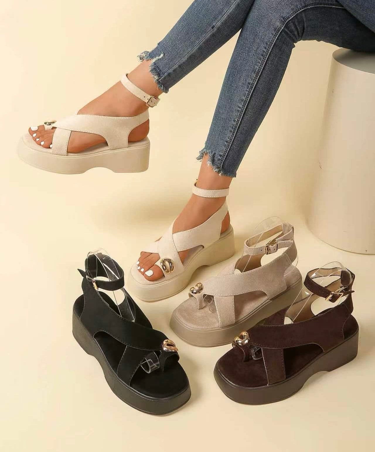 Basutės Cavola Platform Suede