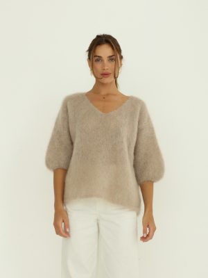 Kampsun Fando kid mohair