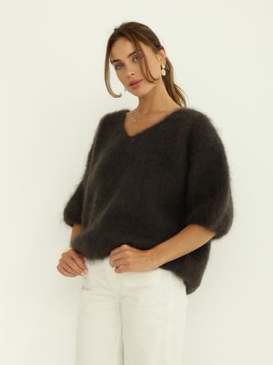 Kampsun Fando kid mohair