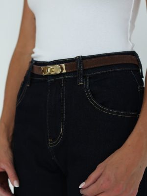 Ehtne nahkrihmavöö (mokkast) 